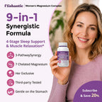 Magnesium Complex for Women,Slow Release Non-GMO 2-Month Capsules