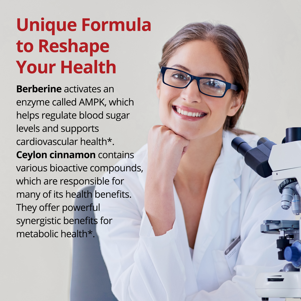 Berberine Supplement with Ceylon Cinnamon