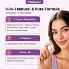 Magnesium Complex for Women,Slow Release Non-GMO 2-Month Capsules