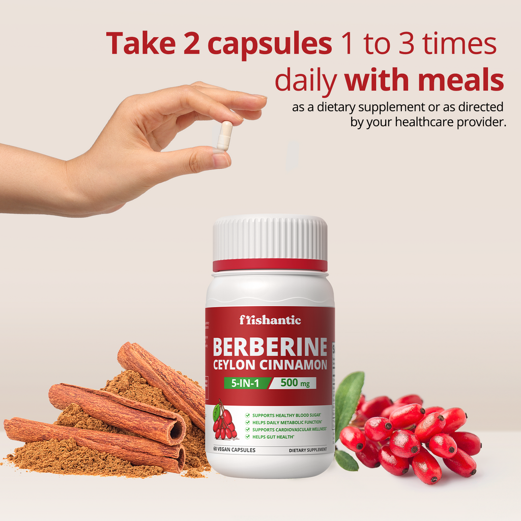 Berberine Supplement with Ceylon Cinnamon