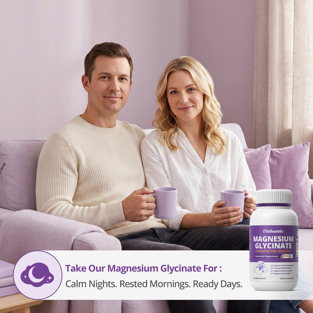 Magnesium Glycinate 200mg, Chelated, 60 Capsules